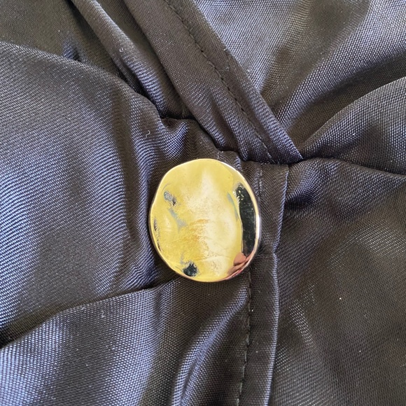 BRAND NEW Zara satin effect mini wrap dress - Picture 6 of 6